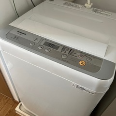 Panasonic全自動洗濯機 の画像
