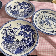 瀬戸物大皿5点セットの画像