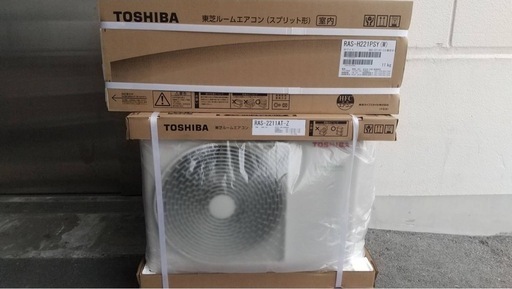 ⭐️激安‼️東芝エアコン(2.2k6〜8畳用)新品未開封❗️沖縄仕様冷暖房
