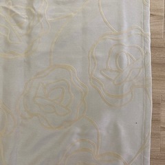 【4枚セット】カーテン＆レースカーテン　カーテンフック28個付きの画像