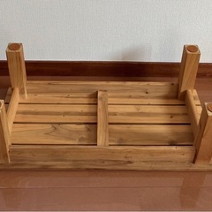 木製デスク　ベンチ　椅子の画像