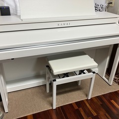 KAWAI電子ピアノ(椅子、取説あり)の画像
