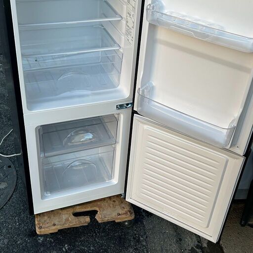 YAMAZEN(山善) YFR-D111(B) 冷凍冷蔵庫 2ドア 106L 2024年製