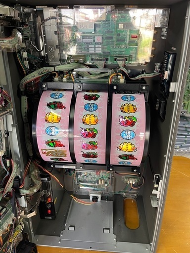 パチスロ実機 押忍豪炎高校 コイン不要機 最も安い 証紙付 豪炎高校