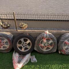 175/80R15 ダンロップタイヤホイール付き４本ナット付き