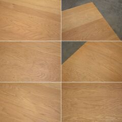 ≪yt1821ジ≫ 木製ダイニングテーブル 幅180cm 奥行85cm 角脚 現状品 6人用/おしゃれ/ナチュラル/食堂/飲食店 中古家具/宮城県仙台市 70205-06の画像