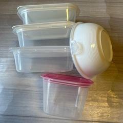 中古/タッパー/5点セットの画像