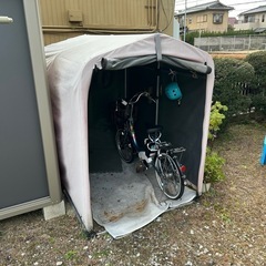 【交渉中】サイクルハウス／自転車テントの画像