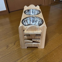 フードボール犬餌入れ　高さ調節可能の画像