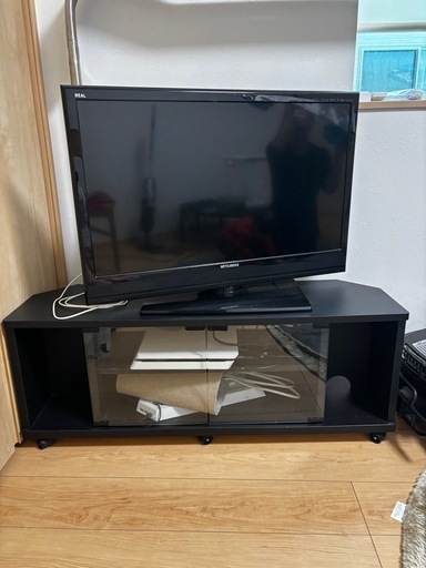 今週いっぱいで掲載終了予定　テレビ、テレビ台セット