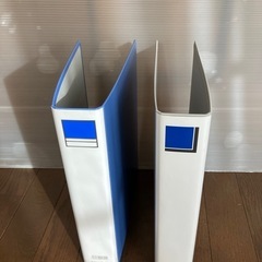 アスクル　パイプ式ファイル両開き