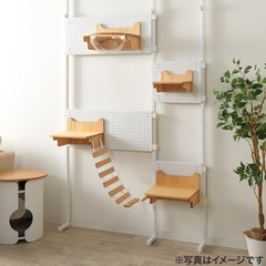 壁面キャットウォーク 受けセット(幅80cm) ニトリの画像
