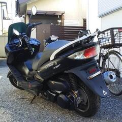 サンモータース アドニス250 ADONIS ビッグスクーター 鍵 書類あり セル一発始動OK 直接取引可 近県配達可5000円～の画像