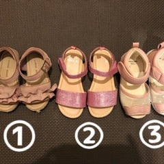 子供用サンダル　靴 14cm/15cm 　100円〜　女の子向
