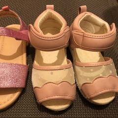 子供用サンダル　靴 14cm/15cm 　100円〜　女の子向の画像