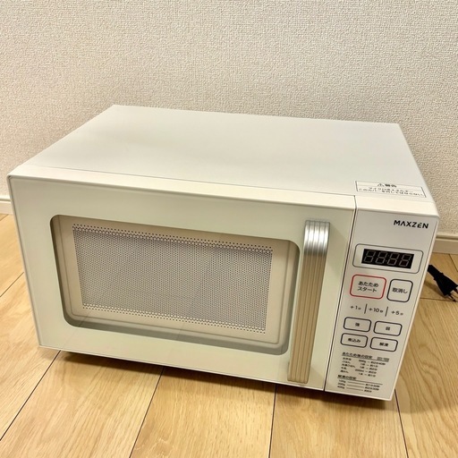 電子レンジ　MAXZEN JM18GZ01WH