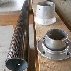 関ポーチなどに　ブロンズパイプ　長さ　2700mm　X 径60mm 程