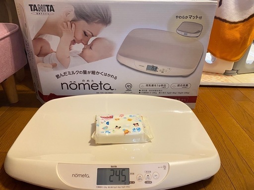 【引渡し確定】nometa ベビースケール　赤ちゃん　体重計　