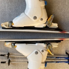 子供用スキー130センチ、ブーツ23センチ3点セットの画像