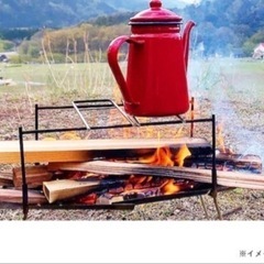 新品 ステンレス折りたたみ　ポータブル焚き火台　の画像
