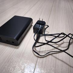サンワサプライ AC/USB コンセント付きモバイルバッテリー ...
