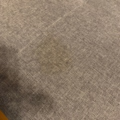 美品　幅180cm ソファベッド　布製　グレーの画像