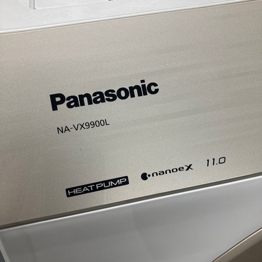 ⭐︎6ヶ月保証⭐︎Panasonic11/6.5kgドラム洗濯機　2019年製　NA-VX9000L ※排水ホース欠品