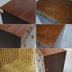 ≪yt1823ジ≫ 李朝家具 時代箪笥 幅60cm 高さ90cm チェスト/キャビネット 韓国/朝鮮/モリジャン/パンダジ/バンダジ/中古家具/宮城県仙台市 70109-06の画像