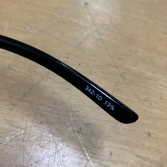 2502-171　サングラス メタルフレーム ブラック キズ多数の画像