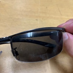 2502-171　サングラス メタルフレーム ブラック キズ多数の画像