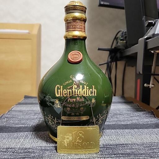 グレンフィディック18年旧ボトル(陶器、箱無)
