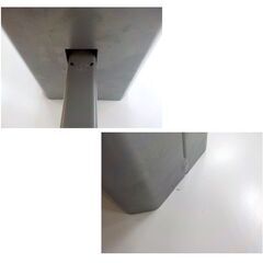 昇降式ダイニングテーブル ペダル式 幅120 木製 無段階昇降可能 ホワイト エナメル調 ダイニングテーブル 食卓テーブル 家具 西岡店の画像