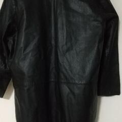レザー ジャケットコート アウター メンズ ブルゾン 本革 黒 ヴィンテージ の画像