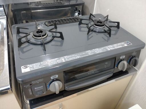 グリル付ガステーブル　リンナイKGM563DG