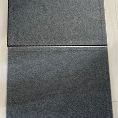 琉球畳 購入時6万円くらい 82センチ×82センチ×厚さ13ミリ 黒4 枚グレー5枚 計9枚　引取り希望 配送も可の画像