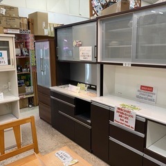 【愛品館 江戸川店 】2枚扉カップボード PAMOUNA（パモウナ）の画像