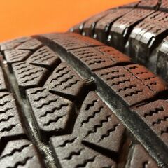 BS BRIDGESTONE BLIZZAK VL1 165R13 LT 6PR 13インチ スタッドレス 4本 21年製 バリ溝 プロボックス サクシード等　(KTE193)の画像