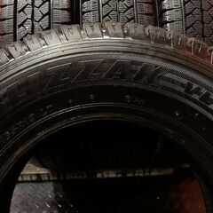 BS BRIDGESTONE BLIZZAK VL1 165R13 LT 6PR 13インチ スタッドレス 4本 21年製 バリ溝 プロボックス サクシード等　(KTE193)の画像