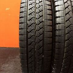 BS BRIDGESTONE BLIZZAK VL1 165R13 LT 6PR 13インチ スタッドレス 4本 21年製 バリ溝 プロボックス サクシード等　(KTE193)の画像
