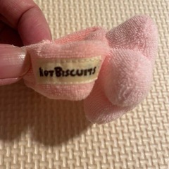 一度使用　ミキハウス　リストラトル　ピンクのお花の画像