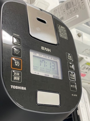 圧力IHジャー炊飯器　3.5合炊き　TOSHIBA　2023年