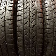 BS BRIDGESTONE BLIZZAK VL1 195/80R15 107/105L LT 15インチ スタッドレス 4本 20年製 ハイエース キャラバン等　(KTF192)の画像