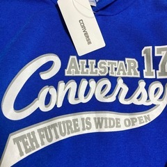 新品タグ付✨コンバース✨キッズ140サイズ✨長袖トップス✨裏起毛✨秋冬✨子供服の画像