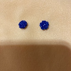 無料❣️ラピスラズリ薔薇柄ネイビーの画像