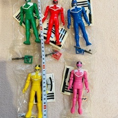 タイムレンジャーフィギュア5体セット★2000年の画像