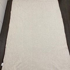 シングルサイズのチェックの毛布の画像