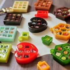 ♡チョコレートBOXキーホルダー♡ミントチョコ♡スクエア型の画像