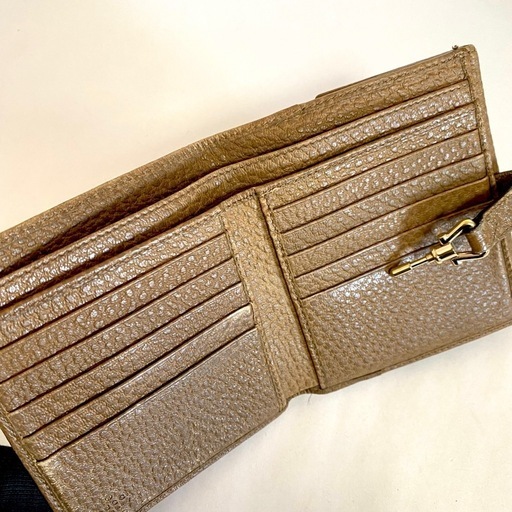 GUCCI グッチ 二つ折り 財布 レザー ニュージャッキー ブラウン GUCCI グッチ 二つ折り 財布 レザー ニュージャッキー ブラウン