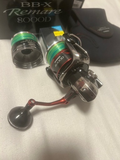 釣具 シマノ レマーレ 8000 替えスプール付き