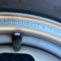 NAロードスター純正 スチールホイール（センターキャップ付き）の画像